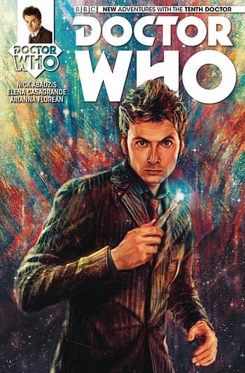 Cover image for DOCTOR WHO 10TH DOCTOR #1 FACSIMILE ED CVR A ZHANG