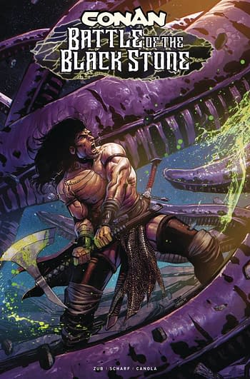 Cover image for CONAN BARBARIAN BATTLE BLACKSTONE #1 (OF 4) CVR B OEZGEN (MR