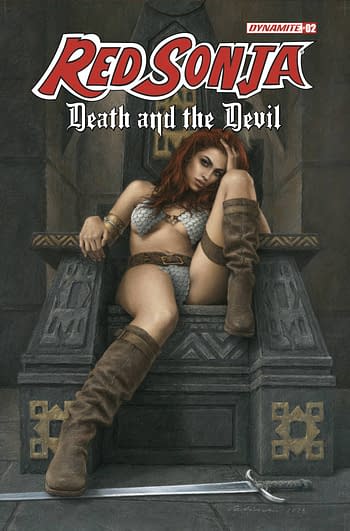 Cover image for RED SONJA DEATH AND THE DEVIL #2 CVR B CELINA