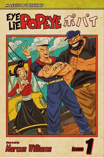 Cover image for EYE LIE POPEYE #1 (OF 5) CALERO HOMAGE FAUX LEATHER VARIANT