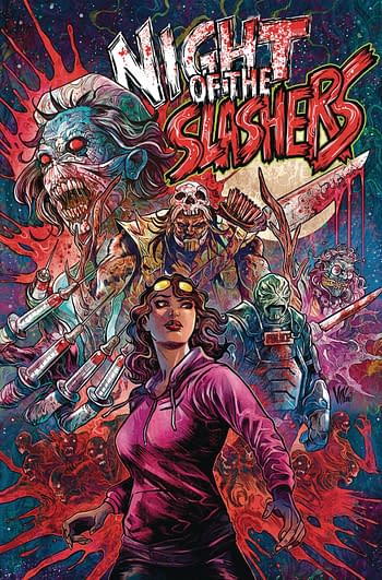 Cover image for NIGHT OF THE SLASHERS #3 CVR B RICCARDI (MR)