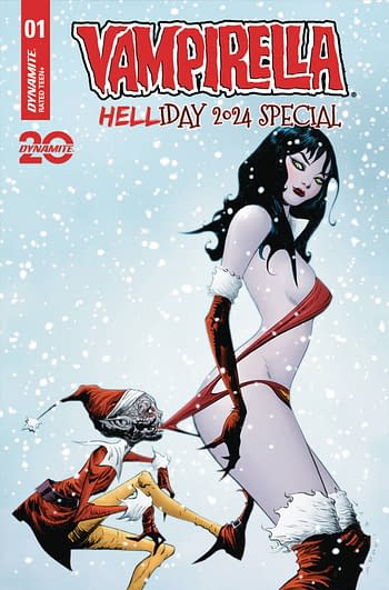 Cover image for VAMPIRELLA HELLIDAY 2024 SP #1 CVR A LEE & CHUNG