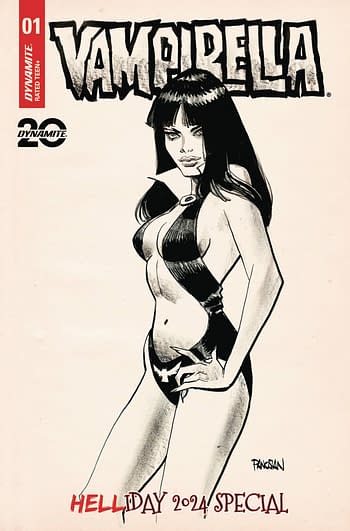 Cover image for VAMPIRELLA HELLIDAY 2024 SP #1 CVR C PANOSIAN