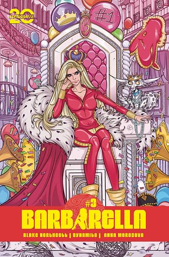 Cover image for BARBARELLA #3 CVR F 7 COPY INCV MOROZOVA ORIGINAL