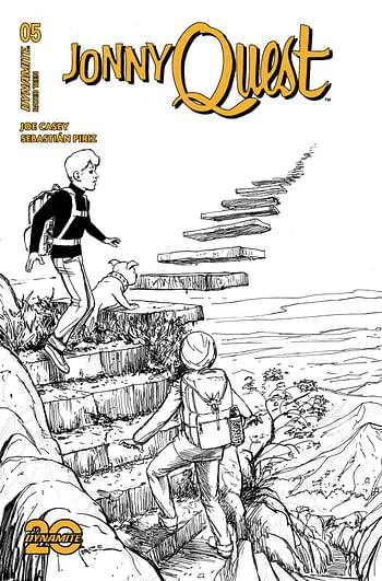 Cover image for JONNY QUEST #5 CVR F 10 COPY INCV PACE LINE ART