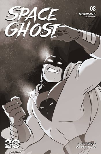 Cover image for SPACE GHOST #8 CVR I 20 COPY INCV MARQUES LINE ART