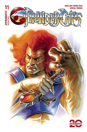 Cover image for THUNDERCATS #11 CVR Q 10 COPY INCV MASSAFERA FOIL