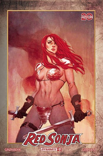 Cover image for RED SONJA 2023 #17 CVR F 10 COPY INCV FRISON MODERN ICON