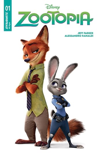 Cover image for ZOOTOPIA #1 CVR E MOVIE CHARACTERS