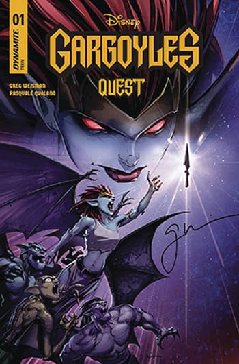 Cover image for GARGOYLES QUEST #1 WEISMAN SGN DE EXC VAR