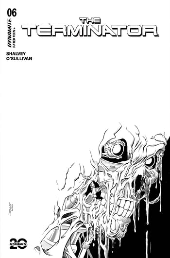 Cover image for TERMINATOR #6 CVR I 10 COPY INCV SHALVEY LINE ART