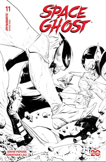 Cover image for SPACE GHOST #11 CVR H 10 COPY INCV LEE LINE ART