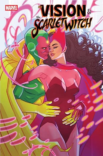 Cover image for VISION & SCARLET WITCH #1 (OF 5) 25 COPY INCV SAUVAGE VAR