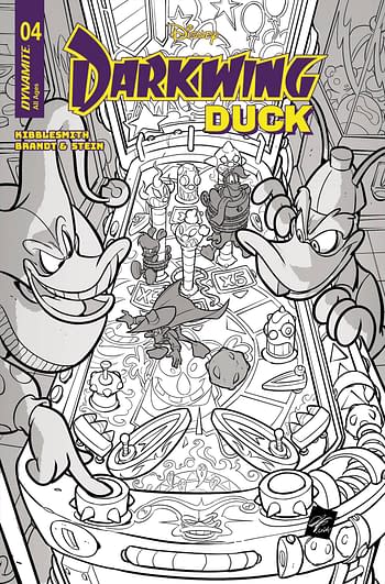 Cover image for DARKWING DUCK #4 CVR H 10 COPY INCV CANGIALOSI LINE ART