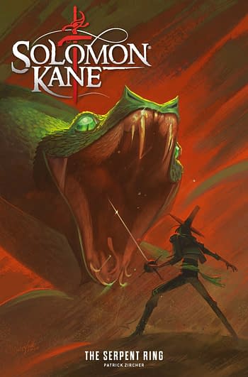 Cover image for SOLOMON KANE SERPENT RING #4 CVR B CASTILLO (MR)