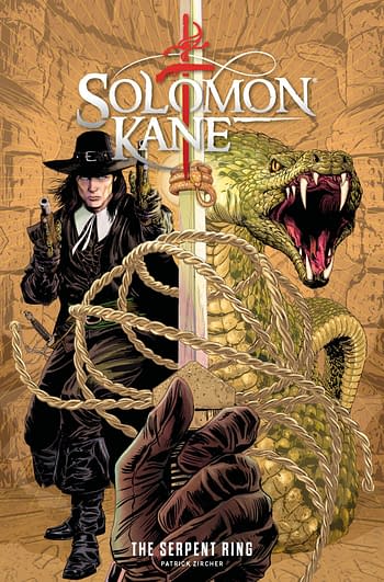 Cover image for SOLOMON KANE SERPENT RING #4 CVR C ZIRCHER (MR)