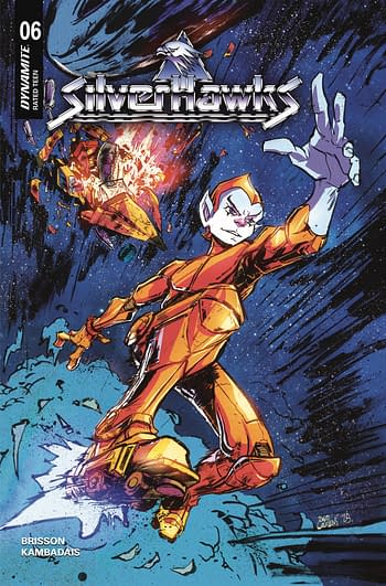 Cover image for SILVERHAWKS #6 CVR G 10 COPY BATTLE DAMAGE