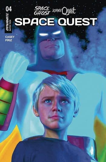 Cover image for SPACE GHOST JONNY QUEST SPACE QUEST #4 CVR A SPEARS