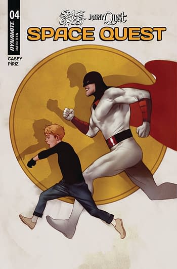 Cover image for SPACE GHOST JONNY QUEST SPACE QUEST #4 CVR D OLIVER