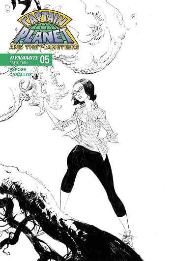 Cover image for CAPTAIN PLANET #5 CVR G 10 COPY INCV LEE LINE ART