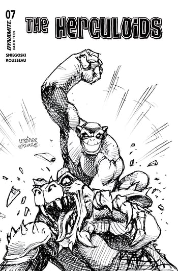 Cover image for HERCULOIDS #7 CVR E 10 COPY INCV LINSNER LINE ART
