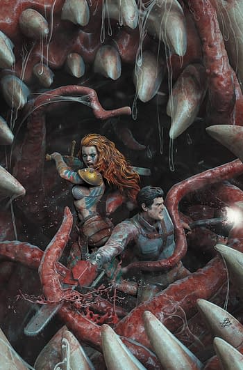 Cover image for RED SONJA VS AOD #5 CVR J 15 COPY INCV BARENDS VIRGIN