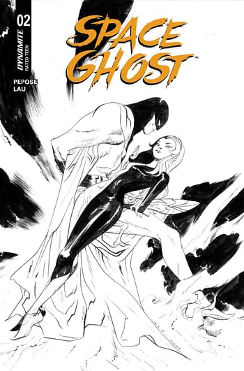 Cover image for SPACE GHOST (2025) #2 CVR K 10 COPY INCV LEE LINE ART