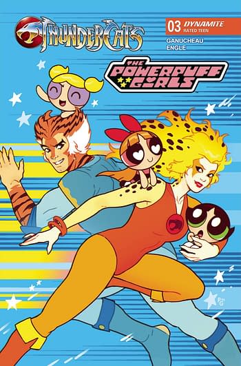 Cover image for THUNDERCATS POWERPUFF GIRLS #3 CVR A GANUCHEAU