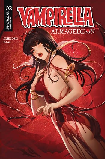 Cover image for VAMPIRELLA ARMAGEDDON #2 CVR G LI FOIL