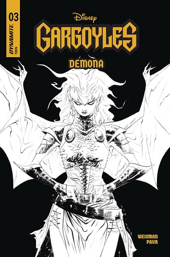 Cover image for GARGOYLES DEMONA #3 CVR G 10 COPY INCV LEE LINE ART