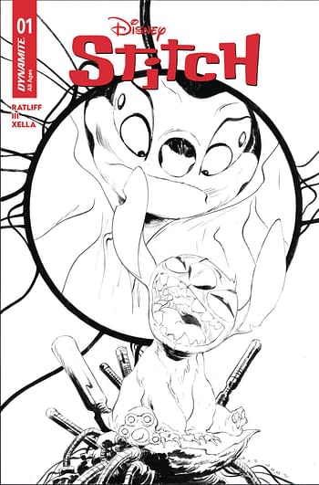 Cover image for STITCH #1 CVR L 10 COPY INCV LEE LINE ART