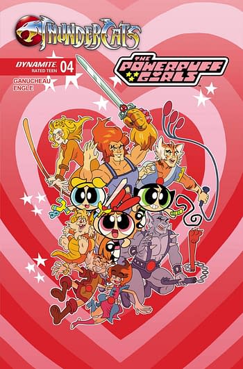 Cover image for THUNDERCATS THE POWERPUFF GIRLS #4 CVR B COLEMAN ENGLE
