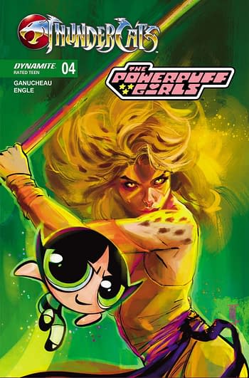 Cover image for THUNDERCATS THE POWERPUFF GIRLS #4 CVR D ZULEMA LAVINA