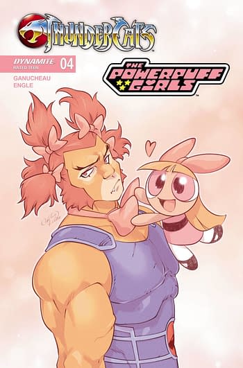 Cover image for THUNDERCATS THE POWERPUFF GIRLS #4 CVR E EMILIO PILLIU