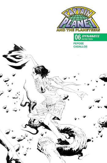 Cover image for CAPTAIN PLANET #6 CVR G 10 COPY INCV JAE LEE LINE ART