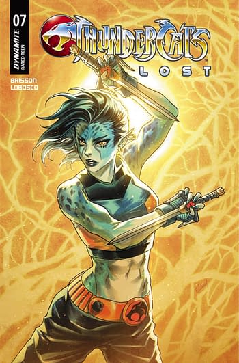 Cover image for THUNDERCATS LOST #7 CVR B ELLERY SANTOS