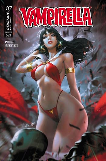 Cover image for VAMPIRELLA (2025) #7 CVR B DERRICK CHEW