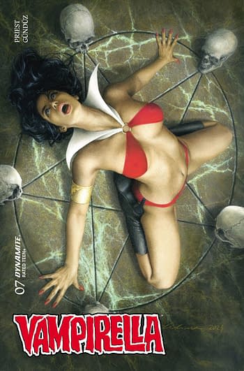 Cover image for VAMPIRELLA (2025) #7 CVR H 10 COPY INCV CELINA ORIGINAL
