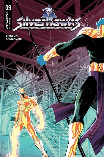 Cover image for SILVERHAWKS #9 CVR E GEORGE KAMBADAIS