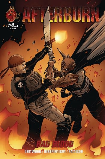 Cover image for AFTERBURN BAD BLOOD #4