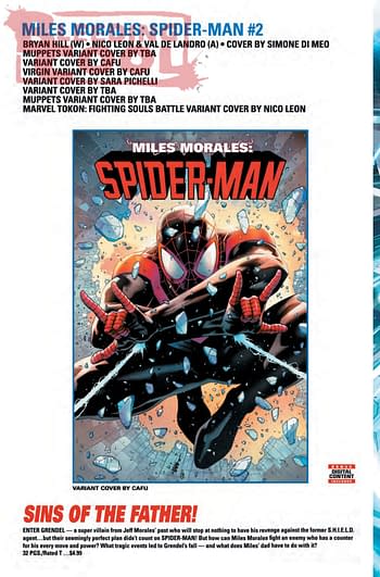 Marvel Comics September 2026 Official Full Solicits And Solicitations