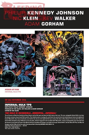 Marvel Comics September 2026 Official Full Solicits And Solicitations