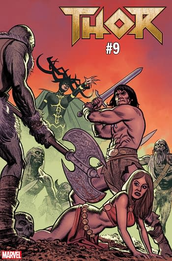 It's Conan Vs Marvel On Variant Covers in December and January