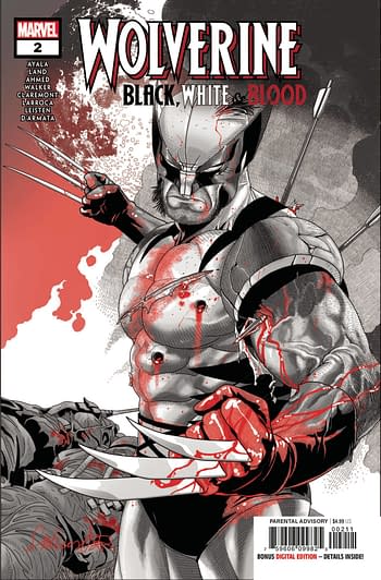 Secret Variant For Wolverine: Black White And Blood #2 This Wednesday