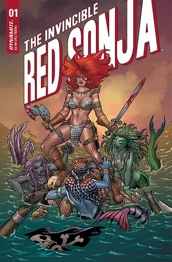 Invincible Red Sonja #1 Doubles Orders On FOC
