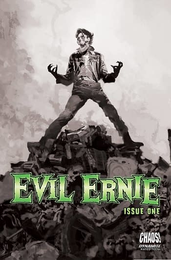 Cover image for EVIL ERNIE #1 CVR E 20 COPY INCV SUYDAM B&W