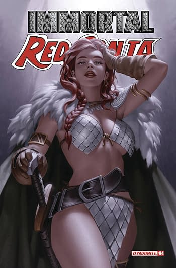 Cover image for IMMORTAL RED SONJA #4 CVR B YOON