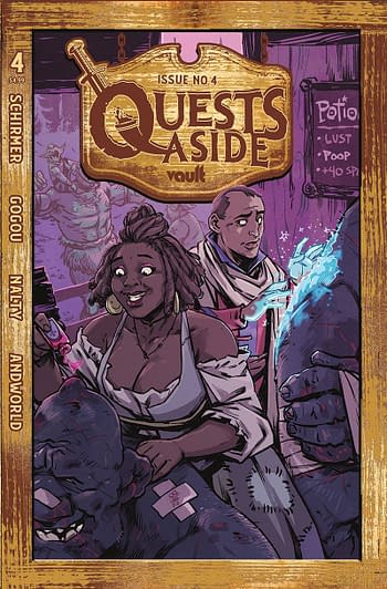 Cover image for QUESTS ASIDE #4 CVR B DIALYNAS