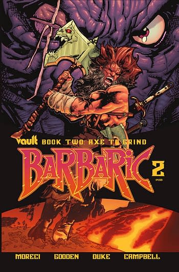 Cover image for BARBARIC AXE TO GRIND #2 CVR A GOODEN