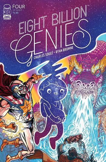 Cover image for EIGHT BILLION GENIES #4 (OF 8) CVR A BROWNE (MR)